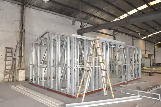 Energy Save WPC Panel Prefabricated Bungalow Homes For Living