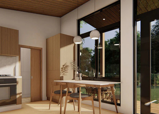 UK Prefab Garden Studio With Light Steel Frame Cabin Granny Flat Hosue Kits