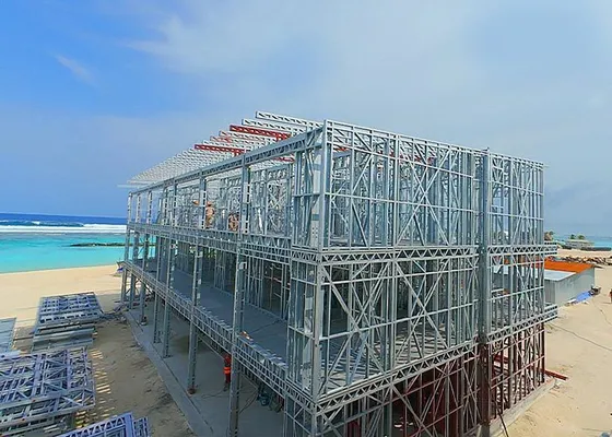 Luxury Maldives Bungalow House | Hurricane-Resistant Light Steel Frame