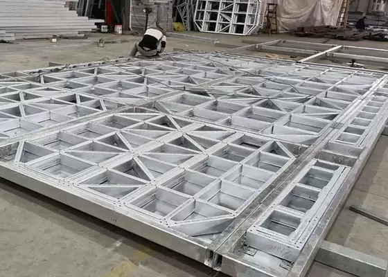 Structures AU NZ Standard Light Steel Frame House To Build Luxury Prefabricated Homes