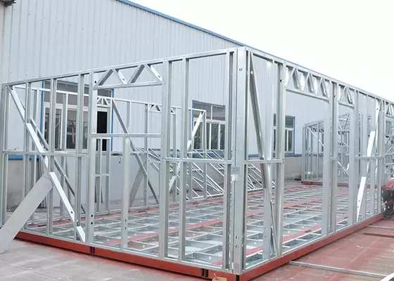 Light Gauge Steel Framing System Moisture-Proof Modern Prefab Mobile Homes