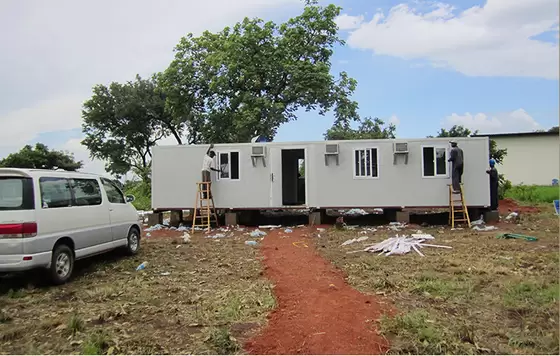 Mobile Portable Emergency Shelter , Foldable Prefabricated Homes