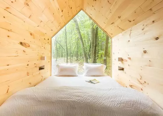 Energy-Efficient Prefab Garden Studio: Modular Wooden House For Holiday Living