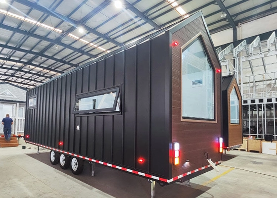 US / AS Modular Prefabricated Prefab Tiny House On Wheels With Bathroom