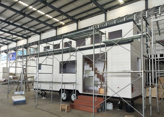 Modern Tiny House On Wheels Prefab Home With 2 Bedrooms And Solar Panels