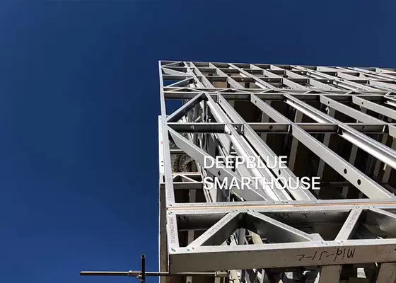 Factory Price Prefabricated Light Steel Structure Frame Villa House Building Apartment