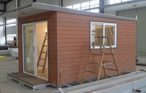 Modern Granny Flat Roof Prefabricated House, Pre-Built Homes Fireproof Mobile Home