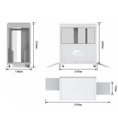 Light Steel Mobile Field Hospital Hand Sterilization Intelligent Anti Epidemic Machine