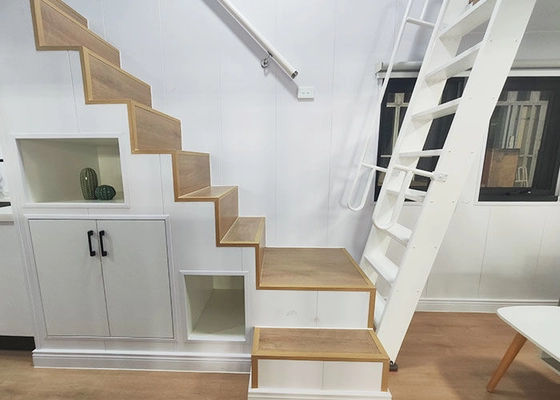 Luxury Prefabricated Tiny House On Wheels With Kitchen And Bathroom 2 Bedroom Space Pod