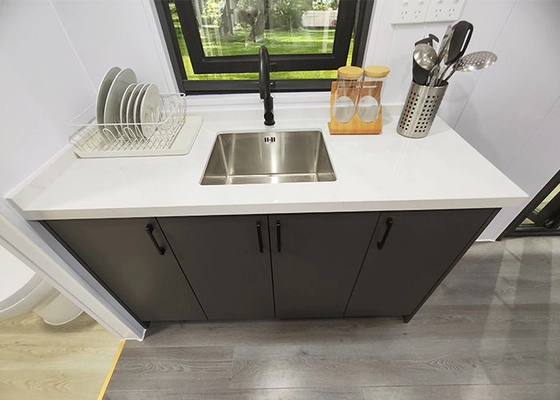 Modern Glamping Trailer Houses Tiny House Mobile Home Ready To Ship With Wheels