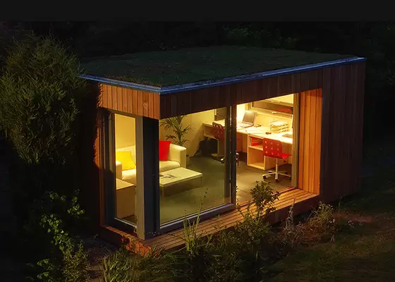 Small Kit Mobile Light Steel Home Garden Studio Prefabricated 20sqm Size For Workshop