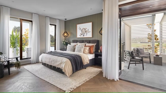 Furnished Light Steel Structure Prefabricated Luxury Villas Modern Prefab Homes