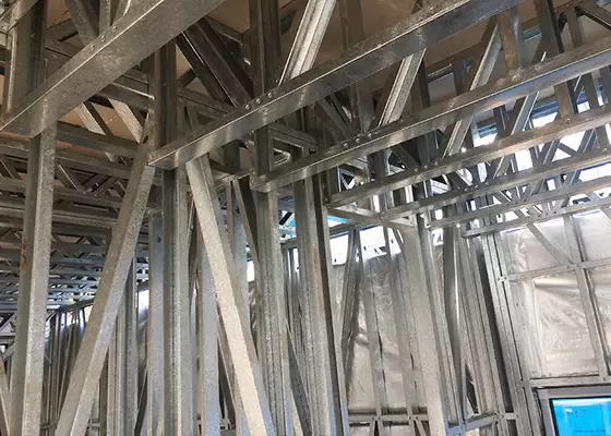 Light Steel Prefabricated Apartment Buildings , Snow Resist Portable House