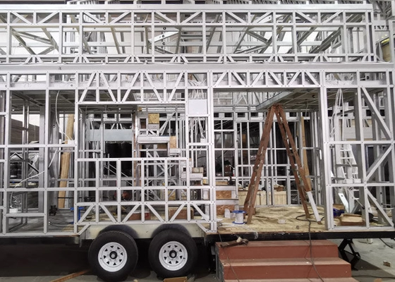 Affordable Tiny House Cabin Prefabricated Home With 2 Bedrooms Tiny House On Wheels