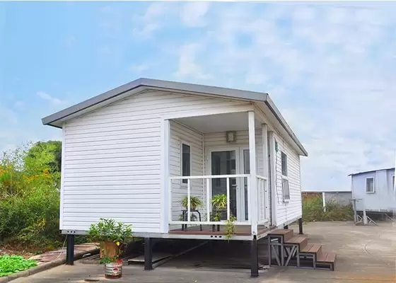 Light Gauge Steel Frame Prefabricated Bungalow , Cheap Earthquake Prefab Portable Emergency Shelter Isolation