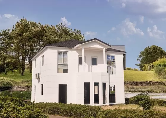 Prefab Disaster Light Steel Frame Houses , Light Weight Steel Framed Homes