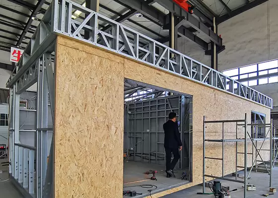 EU/AU Standard Light Steel Frame Mobile House Mobile Homes Granny Fat