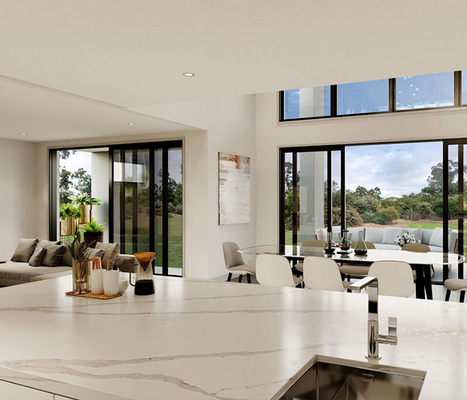 AS / NZS / USA Light Steel Frame House Prefabricated House Kits Prefab Houses