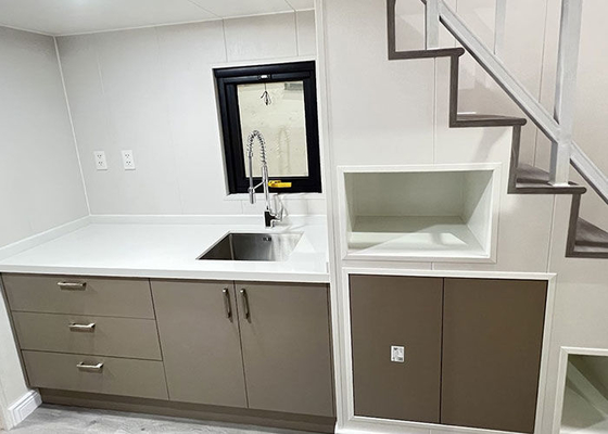 Modular Prefabricated Light Steel Structure Tiny House On Wheels With Trailer