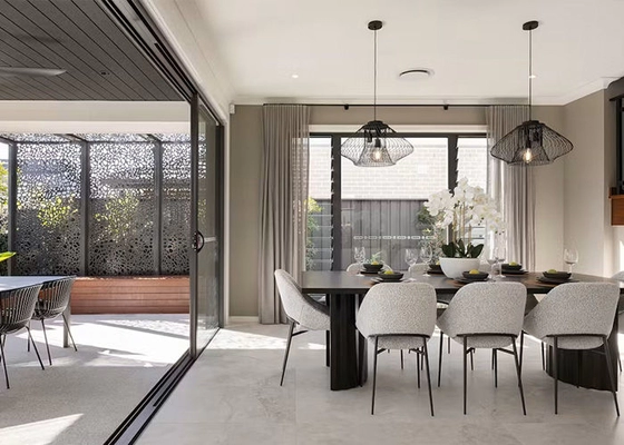 AU Standard Luxury Modular Prefab Villa 3 Bedroom Villa Light Steel Frame House Kit