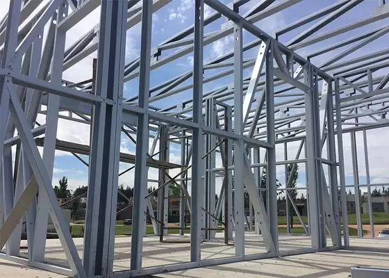 Australian Portable Light Steel Frame Homes / Light Steel Purlin Kits Villa House