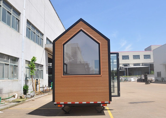 USA / NZ / AU Standard New Fancy Modular Home Tiny House On Trailer With Ligth Steel Frame