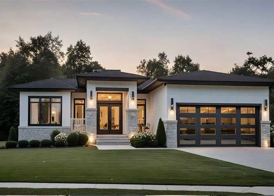 Low Cost Prefabricated House Villas Plan Luxury Prefab Light Steel Frame Hosue