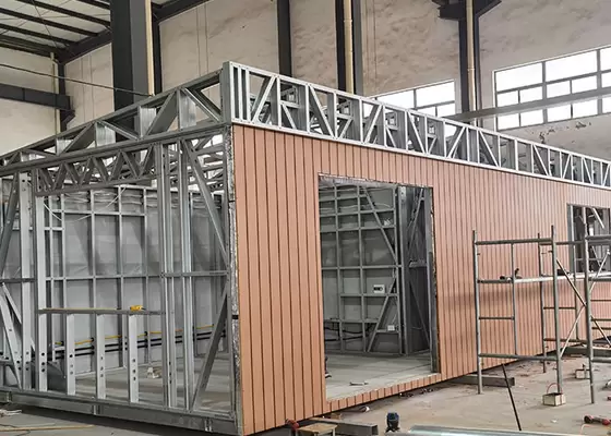 EU/AU Standard Light Steel Frame Mobile House Mobile Homes Granny Fat