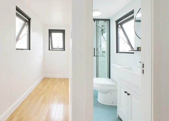 Expandable Mobile Tiny House On Wheels Prefab 2 Bedroom Cabin Ready Made Container