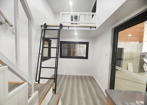 Prefabricated Modular Home Tiny Home On Wheels With Light Steel Frame