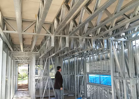 Movable Prefab Apartment Buildings Light Steel Frame House Kits