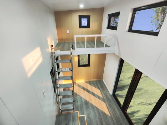 Prefabricated House With Light Steel Structure Tiny House On Wheels Modular Home