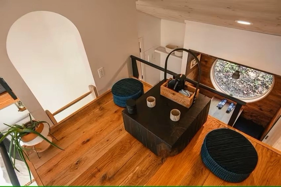 Small Affordable Townhouses Light Steel Framed Prefab Homes For Sale