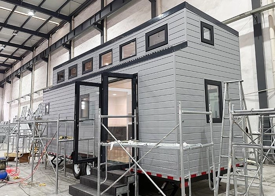 Light Gauge Steel Prefab Holiday Cabins: Tiny House On Trailers Log Cabin Modular Homes