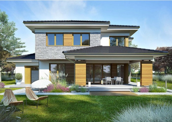 Single Family Homes Designs 5 Bedroom Villa Prefab