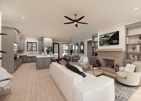 Prefabricated House Luxury Villa Light Gauge Steel Framing Secifications With Australia Stanard