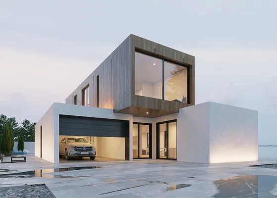 Premium Light Steel Frame China Prefabricated House Villas Modular Houses Kits