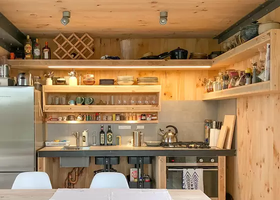 AS / NZS Lgs Framing Prefab Garden Studio Wooden House Kit With WPC Wall Cladding