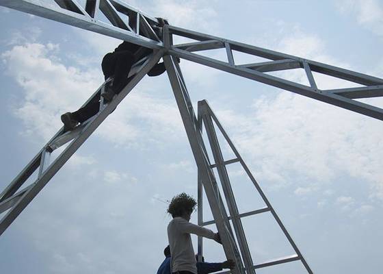 Heat Insulation Prefab Home Beach Bungalows , Customized Light Steel Bungalow