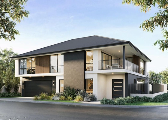 Luxury Prefab Houses 2 Storey  Design Waterproof With 3 Bedrooms