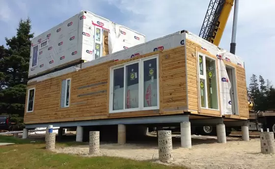 Modular Buildings Prefab House Expandable Container Light Gauge Steel Villa