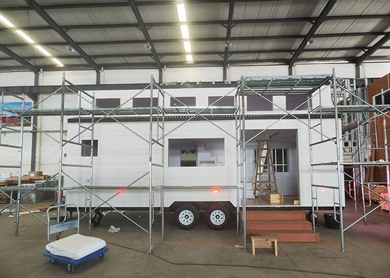 Tiny House On Wheels For AS/NZS/USA Luxury Mobile Home With 2 Bedrooms