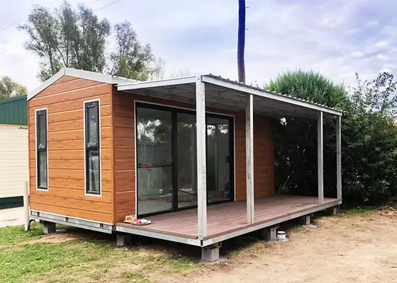 Prefabricated Light Steel Frame Houses / Hurricane Resistant Prefab House