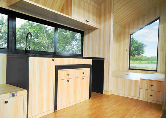 Prefabricated Tiny House On Wheels | Modular Light Steel Frame With Engineered Framing System