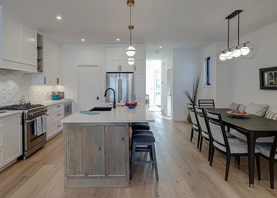 Steel Structure Wooden House Prefab House Villa Wood Bungalow House