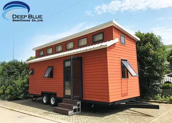 Austrilia Standard Tiny House On Wheels Light Steel Prefabricated Modular Home