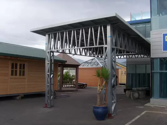 EU/USA/NZ/Australia Standard Light Steel Frame Mobile Metal Car Garage Shed For Car Parking