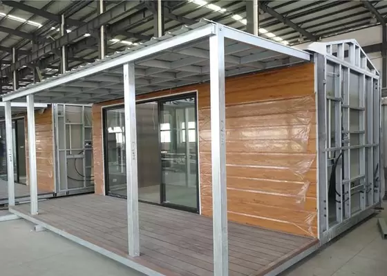 Prefab Park Home With Light Steel Frame Mobile House Kits To Build Small Metal Houses