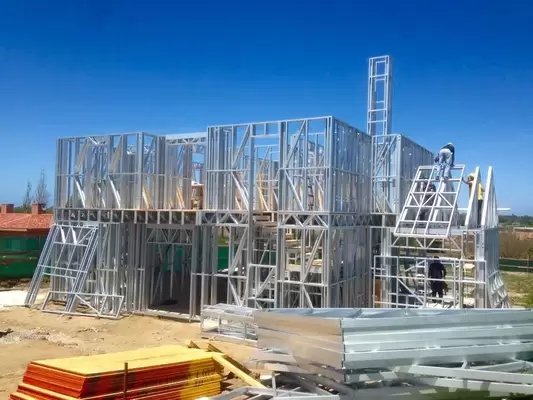 Light Gauge Steel Frame Prefab Villa Home Quick Assemble Modern Design Houses