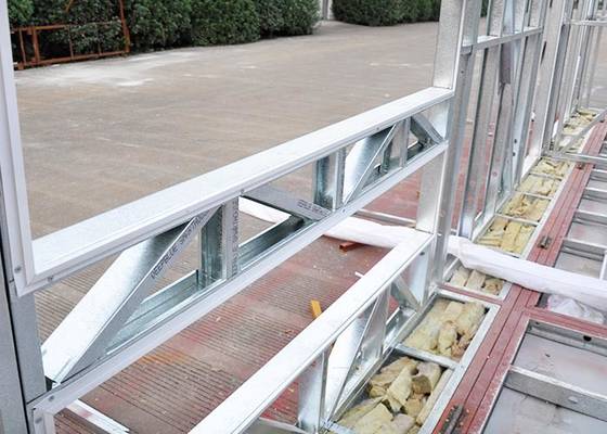 Movable Modular Container Homes Eco Prefab House, Hydroponic Farming steel building homes